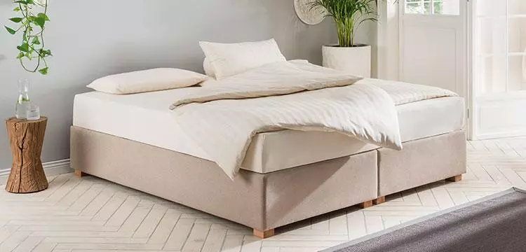 Lit boxspring