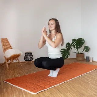 Coussin de Yoga Demi-Lune  Ezabel articles fitness, danse, yoga