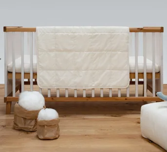 Couette enfant et bébé naturelle 4 saisons laine - Made in France